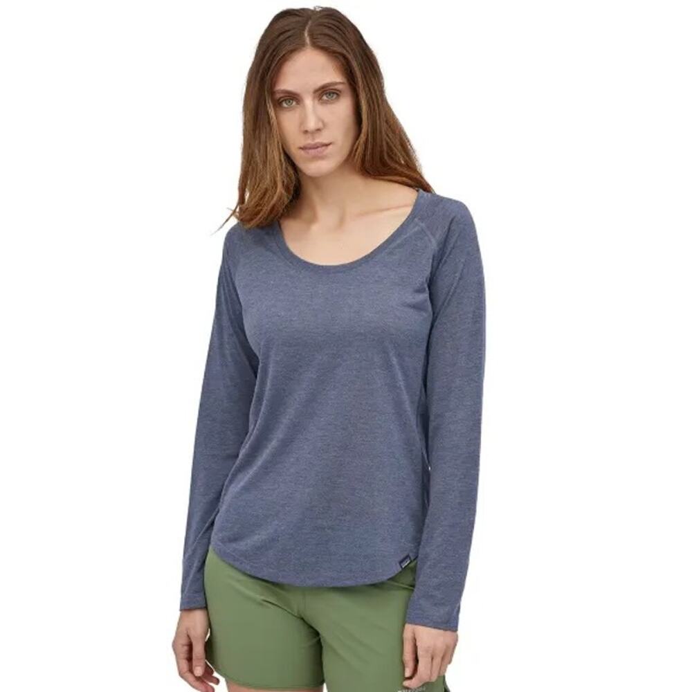 Patagonia Blue Long Sleeve Tee